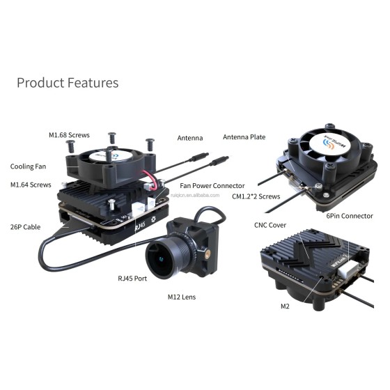 New Hot Selling Hot RunCam WiFiLink2 (based on OpenIPC) High-definition Image Transmission for Model Aircraft Fixed Wing FPV
